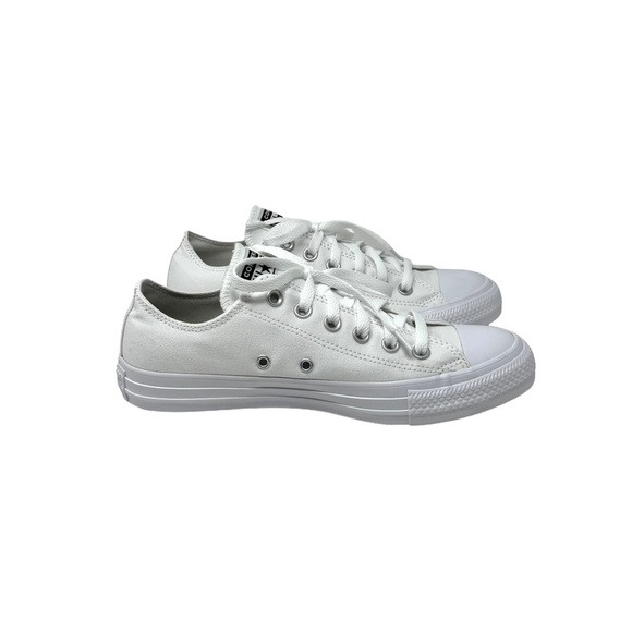 Converse Chuck Taylor Low Top Shoes Casual Women's White Canvas SB A02177C-WWBDB - Picture 3 of 9